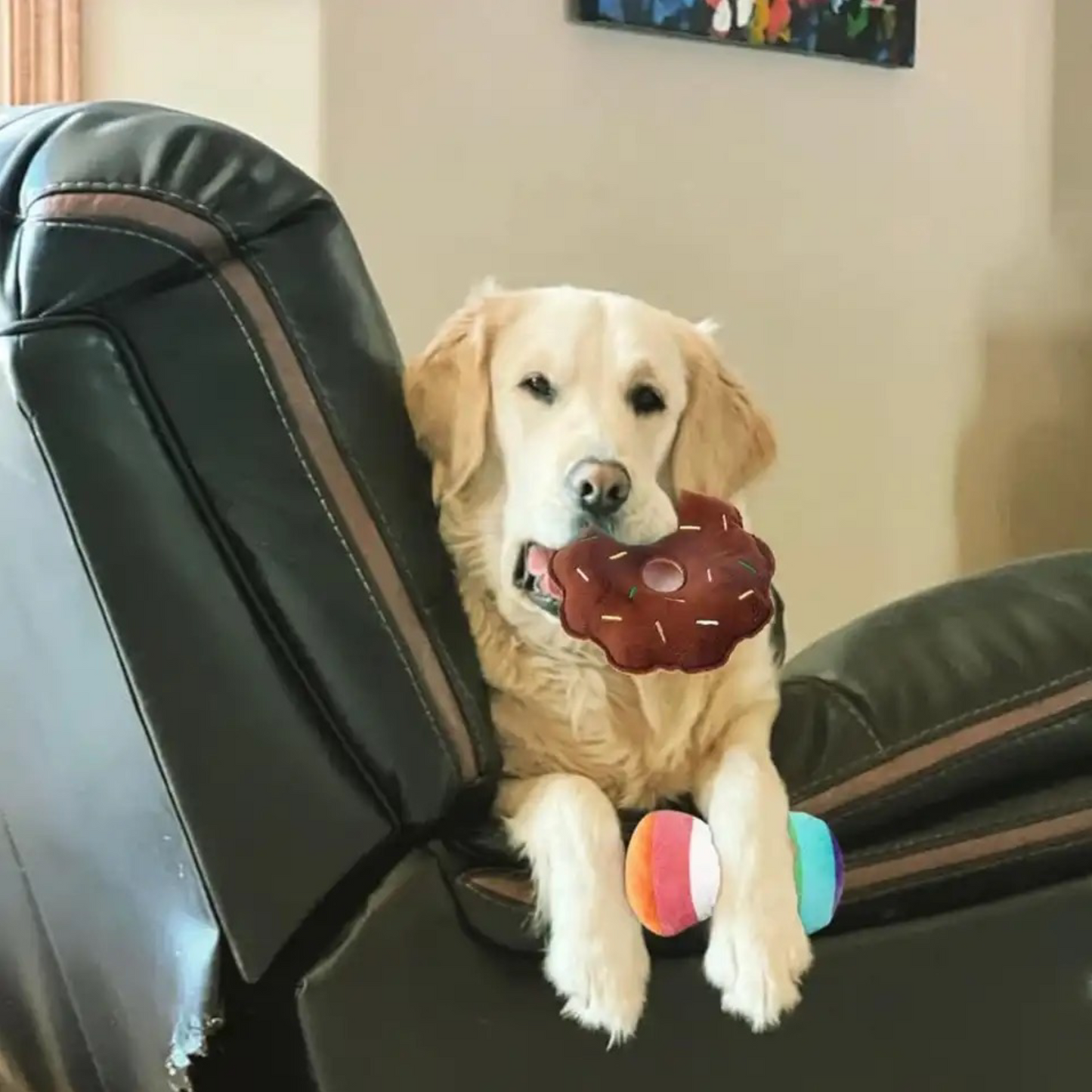 A 7-piece set of puppy sound toys