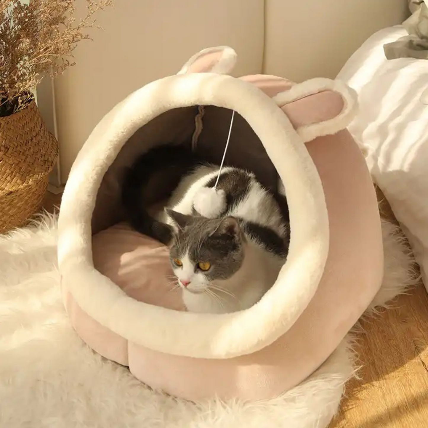 Pet Tent Cave Bed for Cats Small Dogs